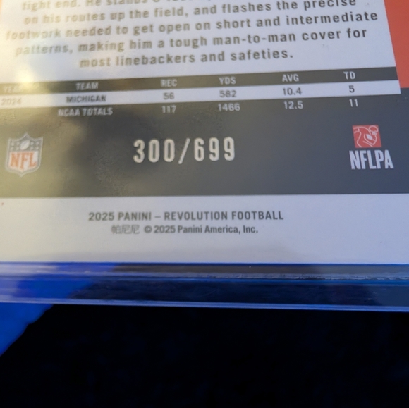 CAM SKATTEBO 2025 Revolution Football - #206 Astro Green - #'d 300/699 Chicago - Picture 4 of 4